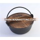 Trionfo cast iron round Thermal Cooker with a wooden lid